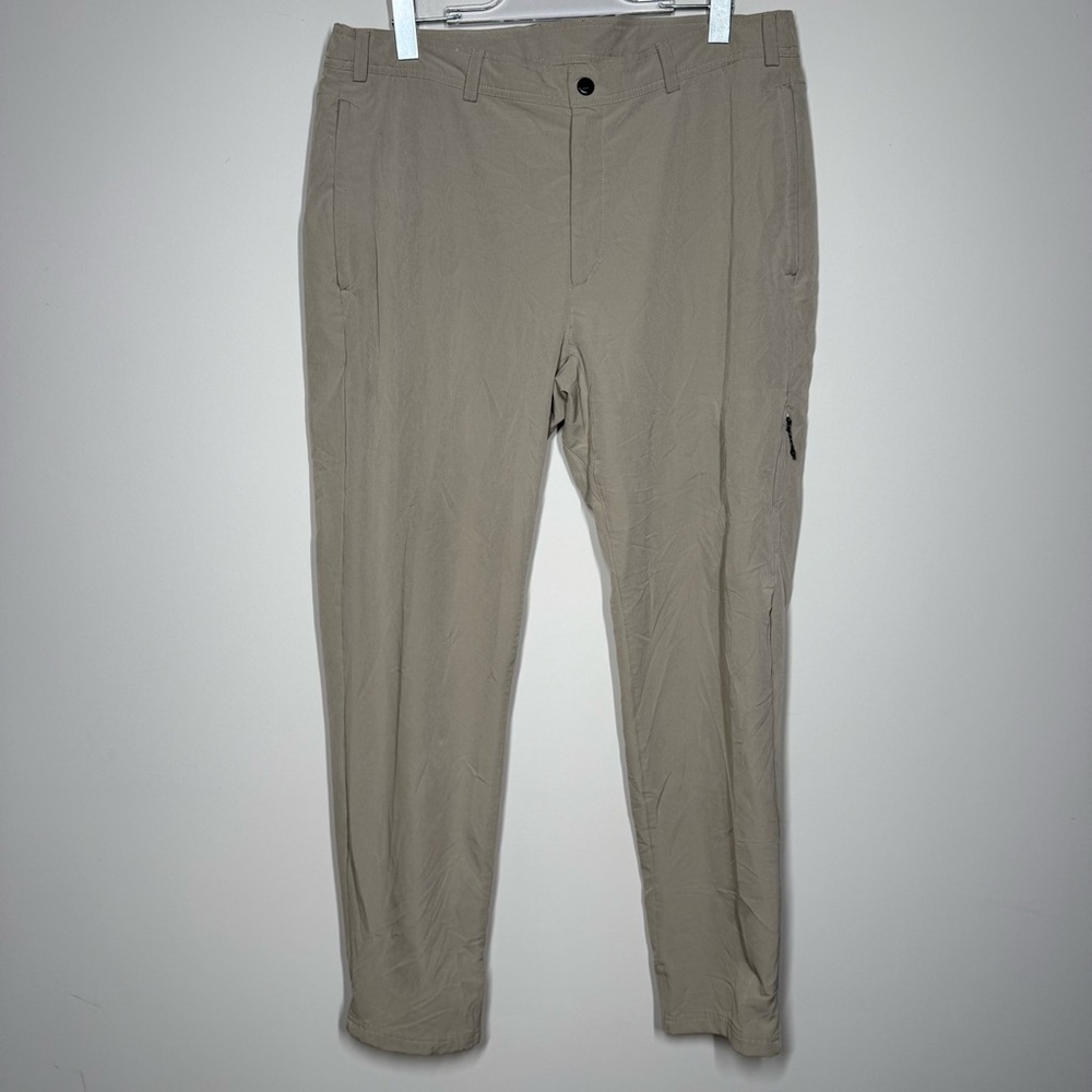 Mack Weldon Performance Pants XL Khaki Stretch Lightweight